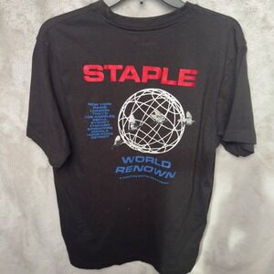 Staple Pigeon World Renown‎ Graphic T Shirt Black Mens Medium Streetwear